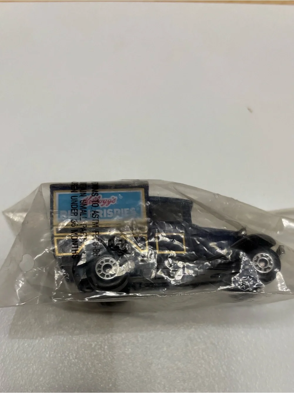 Kellogg's Rice Krispies Black & Blue Vintage Matchbox Delivery Truck 1979